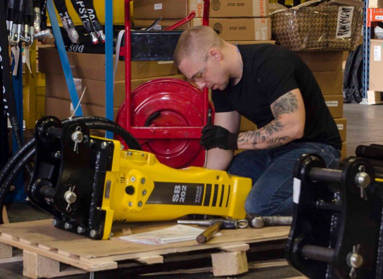 Atlas Copco’s New Hydraulic Attachment Competency Center Streamlines Parts and Service