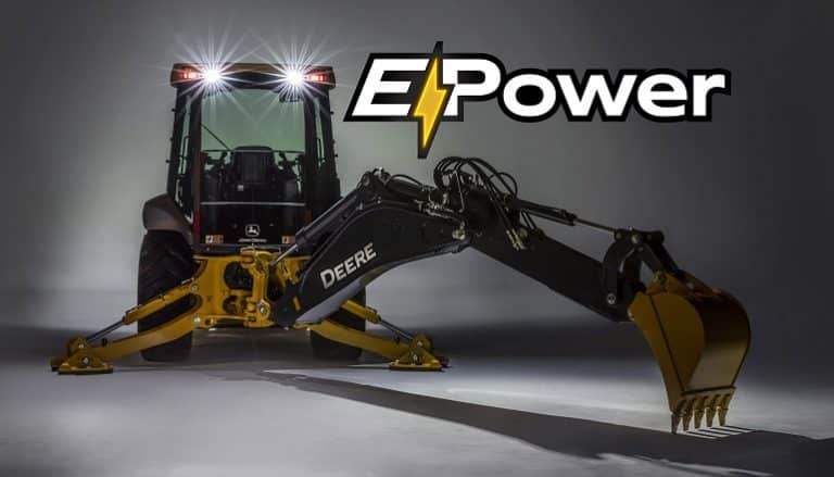 John Deere Joint Tests Its First Electric-Powered Backhoe with National Grid