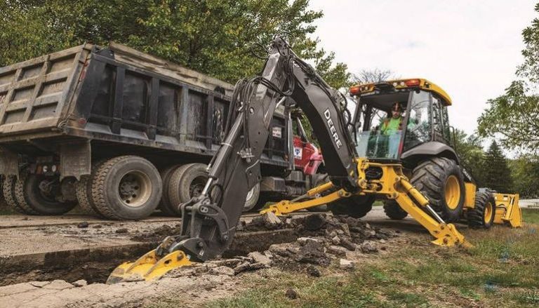 John Deere Celebrates 50 Years of Backhoe Loaders