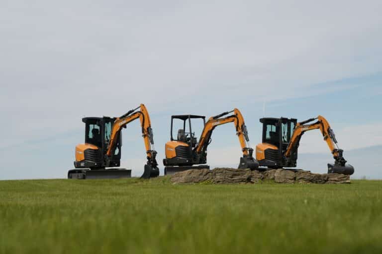 CASE Launches New 3-Ton Mini Excavators