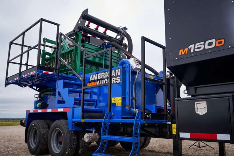American Augers Introduces Compact M150D Fluid Cleaning System
