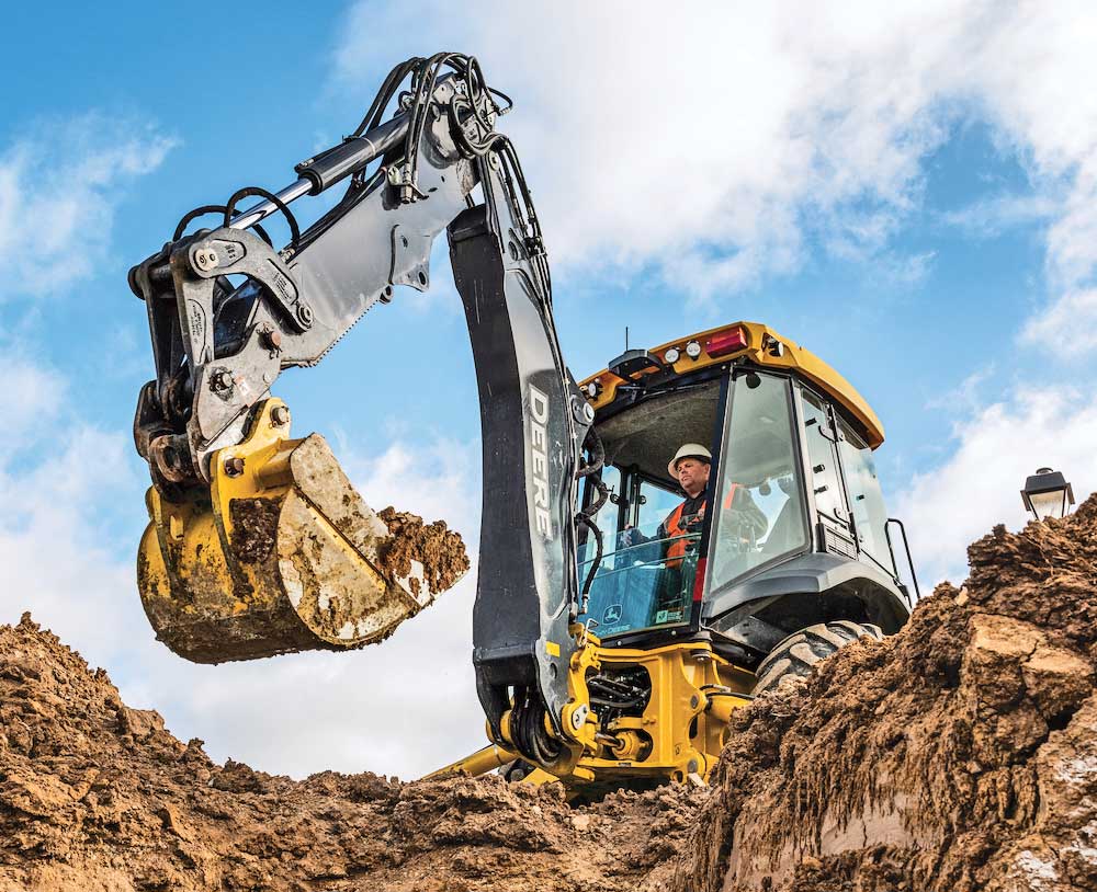 John Deere 310SL backhoe