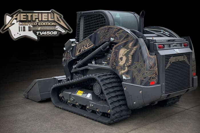 Metallica-Inspired CASE Compact Track Loader to Benefit Skilled Trade Education